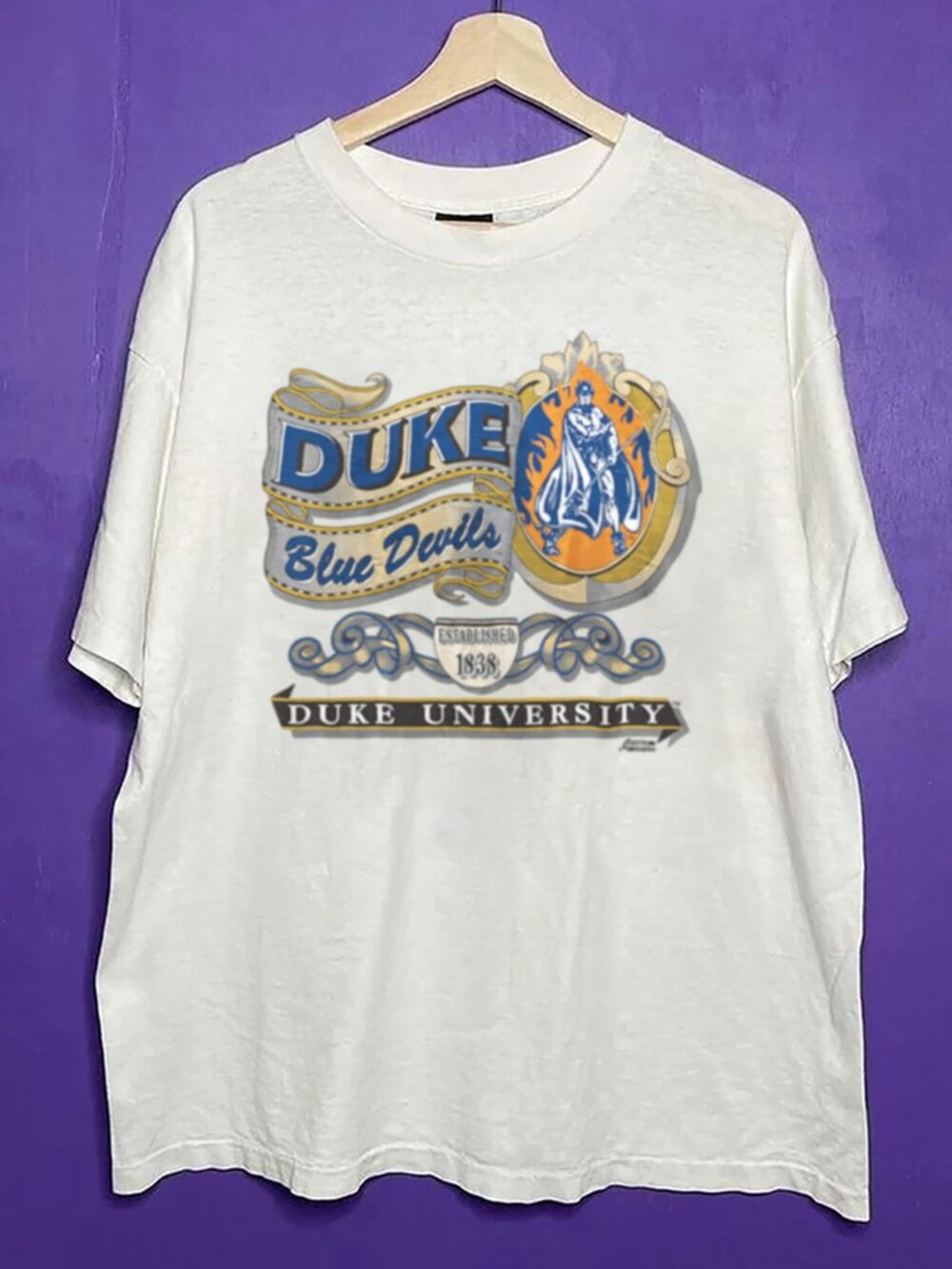 Vintage 90s Duke Blue Devils Basketball Shirt, Duke University Men Women Shirt
